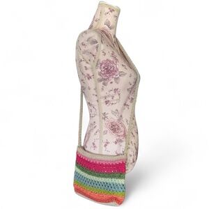 Lina Colorful Knit Crossbody Bag